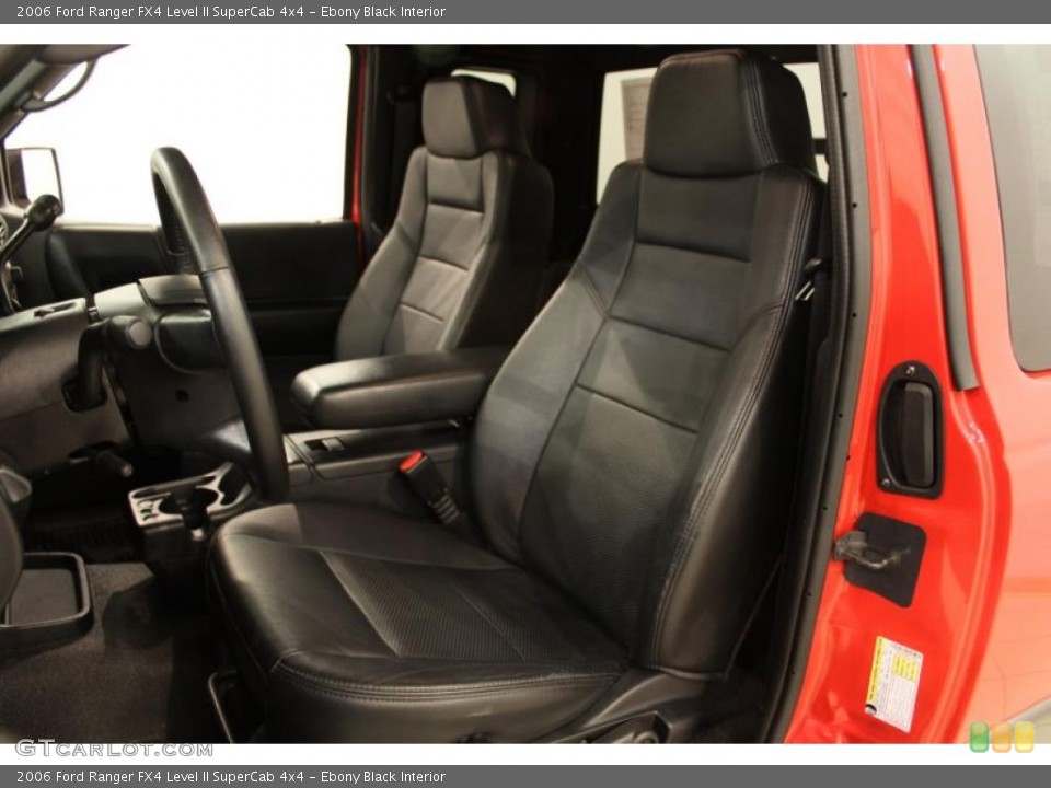 Ebony Black Interior Photo for the 2006 Ford Ranger FX4 Level II SuperCab 4x4 #49858382