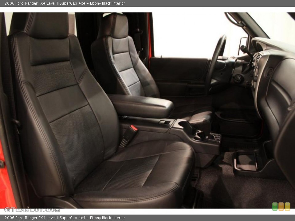 Ebony Black Interior Photo for the 2006 Ford Ranger FX4 Level II SuperCab 4x4 #49858424