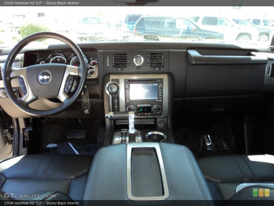 Ebony Black Interior Dashboard for the 2008 Hummer H2 SUT #49858712