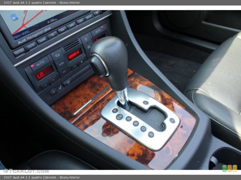 Ebony Interior Transmission for the 2007 Audi A4 3.2 quattro Cabriolet #49858973
