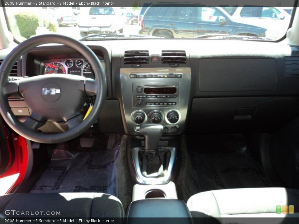Ebony Black Interior Dashboard for the 2008 Hummer H3  #49859849