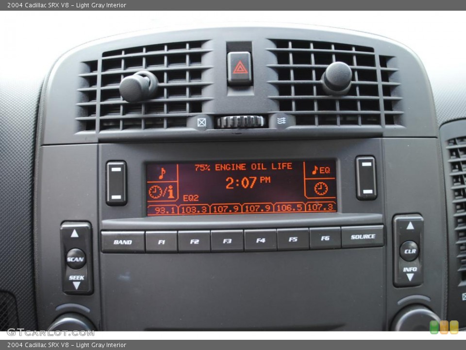 Light Gray Interior Controls for the 2004 Cadillac SRX V8 #49860467
