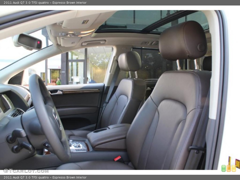 Espresso Brown Interior Photo for the 2011 Audi Q7 3.0 TFSI quattro #49860944
