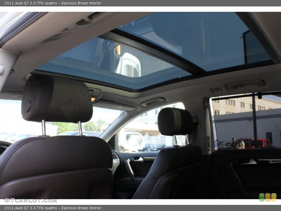 Espresso Brown Interior Sunroof for the 2011 Audi Q7 3.0 TFSI quattro #49861031