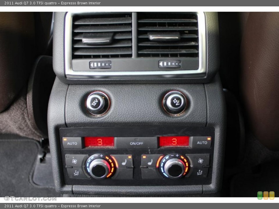 Espresso Brown Interior Controls for the 2011 Audi Q7 3.0 TFSI quattro #49861049