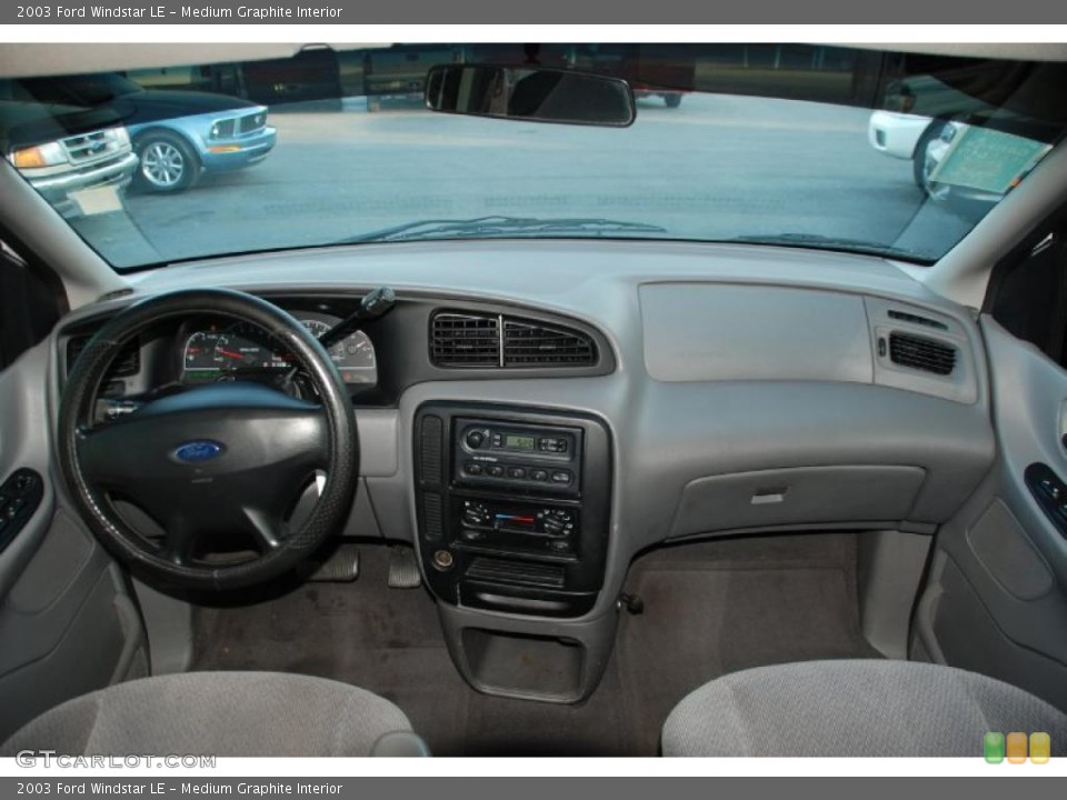 Medium Graphite Interior Dashboard for the 2003 Ford Windstar LE #49861568
