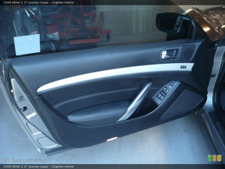 Graphite Interior Door Panel for the 2008 Infiniti G 37 Journey Coupe #49862030