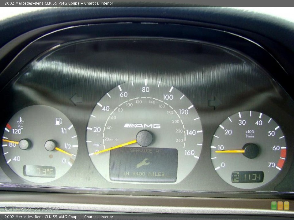 Charcoal Interior Gauges for the 2002 Mercedes-Benz CLK 55 AMG Coupe #49862854