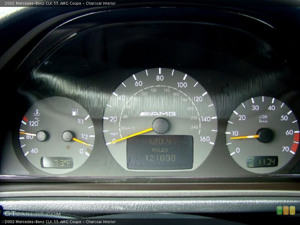 Charcoal Interior Gauges for the 2002 Mercedes-Benz CLK 55 AMG Coupe #49862870