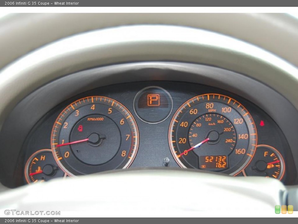 Wheat Interior Gauges for the 2006 Infiniti G 35 Coupe #49862921
