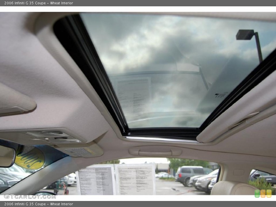 Wheat Interior Sunroof for the 2006 Infiniti G 35 Coupe #49862930