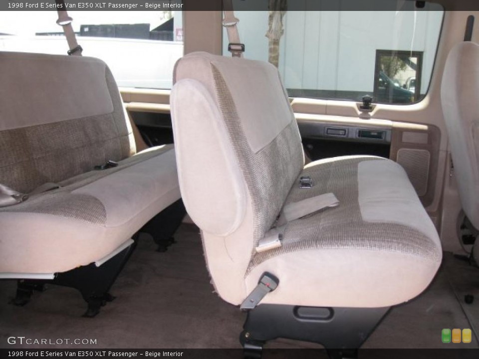 Beige Interior Photo for the 1998 Ford E Series Van E350 XLT Passenger #49863044