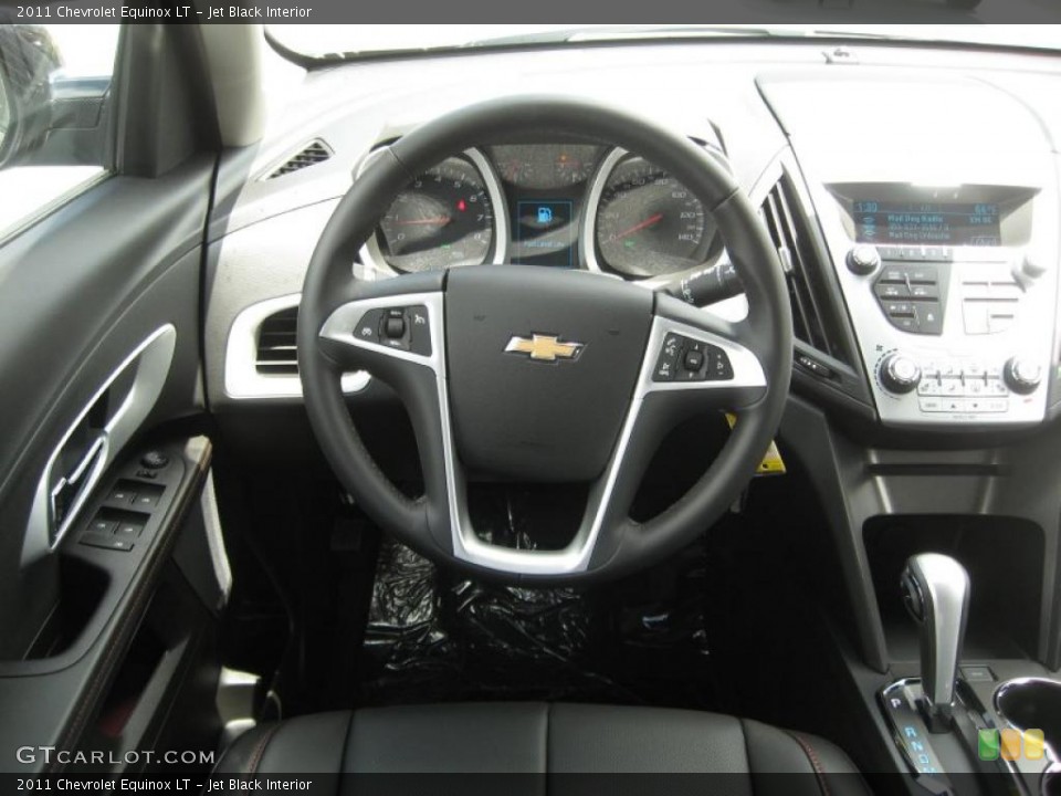 Jet Black Interior Steering Wheel for the 2011 Chevrolet Equinox LT #49863065