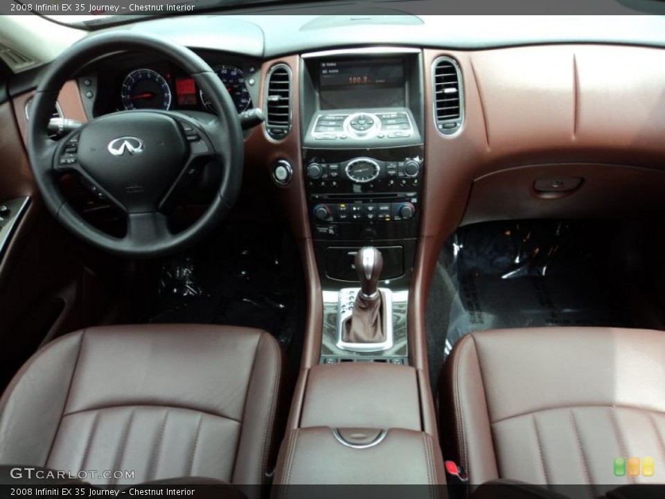 Chestnut Interior Dashboard for the 2008 Infiniti EX 35 Journey #49863734