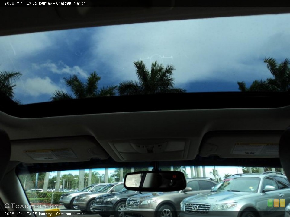 Chestnut Interior Sunroof for the 2008 Infiniti EX 35 Journey #49863749