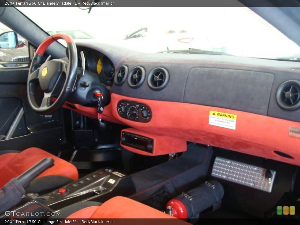 Red/Black Interior Dashboard for the 2004 Ferrari 360 Challenge Stradale F1 #49863815