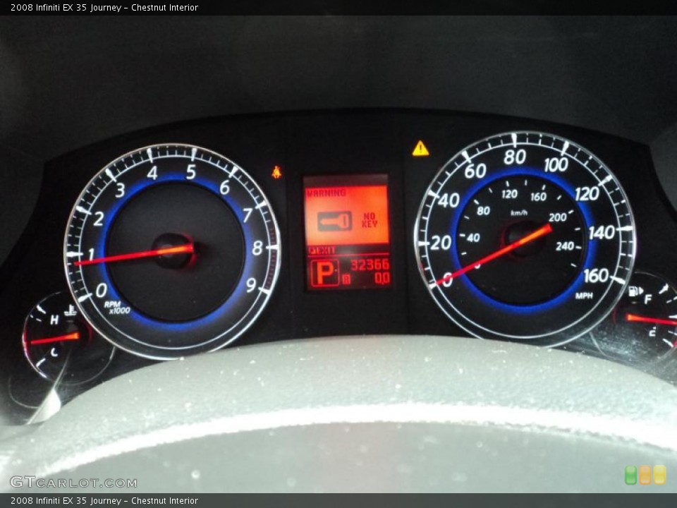 Chestnut Interior Gauges for the 2008 Infiniti EX 35 Journey #49863818