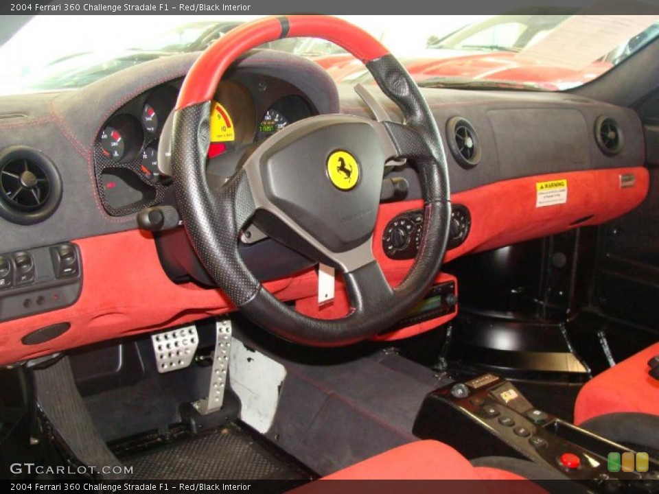 Red/Black Interior Dashboard for the 2004 Ferrari 360 Challenge Stradale F1 #49863860