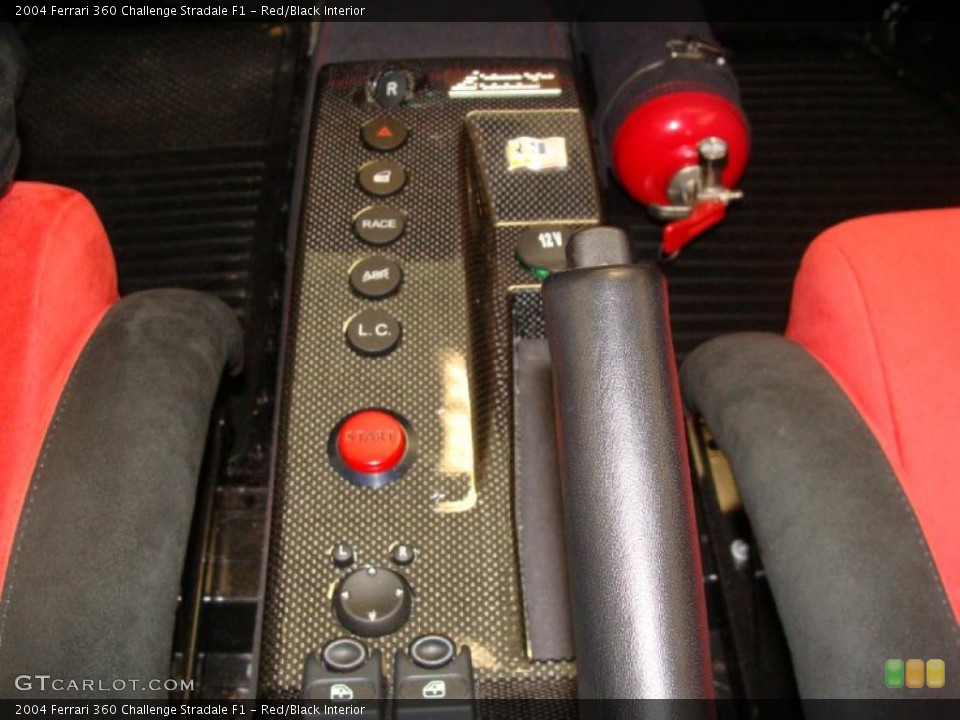 Red/Black Interior Controls for the 2004 Ferrari 360 Challenge Stradale F1 #49863890