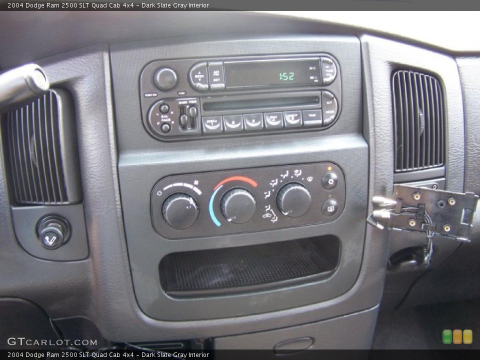 Dark Slate Gray Interior Controls for the 2004 Dodge Ram 2500 SLT Quad Cab 4x4 #49864133