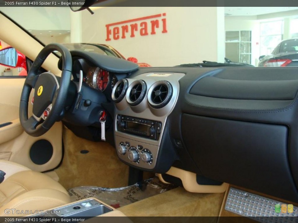 Beige Interior Dashboard for the 2005 Ferrari F430 Spider F1 #49864193