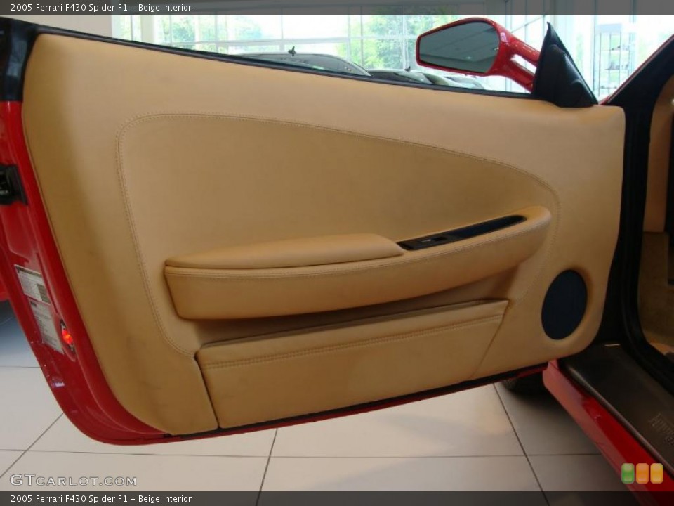 Beige Interior Door Panel for the 2005 Ferrari F430 Spider F1 #49864208