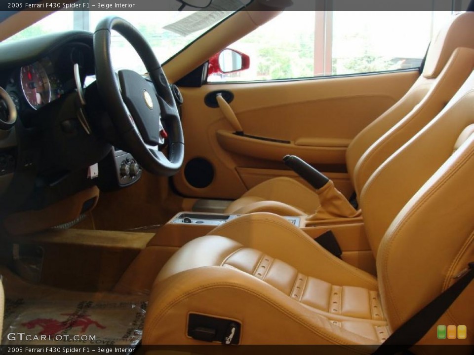 Beige Interior Photo for the 2005 Ferrari F430 Spider F1 #49864238