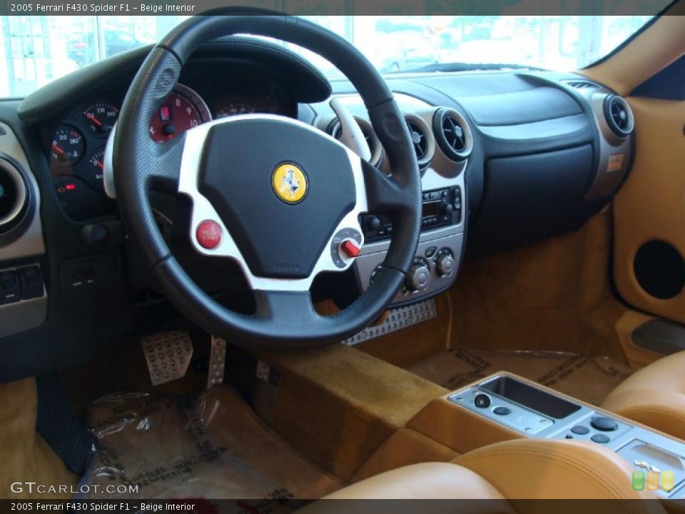 Beige Interior Dashboard for the 2005 Ferrari F430 Spider F1 #49864253