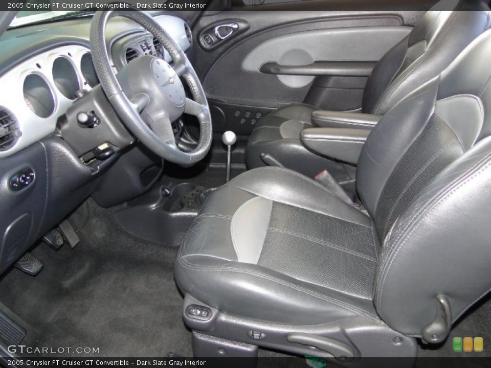 Dark Slate Gray Interior Photo for the 2005 Chrysler PT Cruiser GT Convertible #49866200