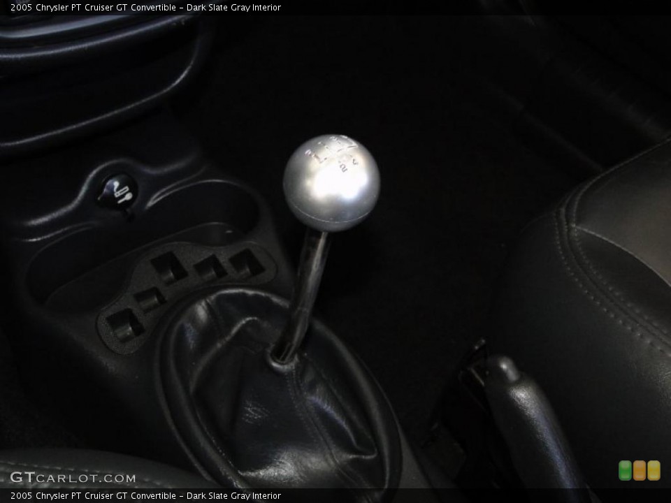 Dark Slate Gray Interior Transmission for the 2005 Chrysler PT Cruiser GT Convertible #49866350