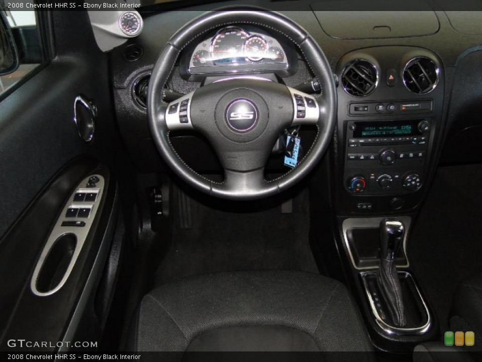 Ebony Black Interior Dashboard for the 2008 Chevrolet HHR SS #49867331