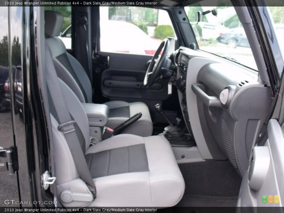 Dark Slate Gray/Medium Slate Gray Interior Photo for the 2010 Jeep Wrangler Unlimited Rubicon 4x4 #49868489