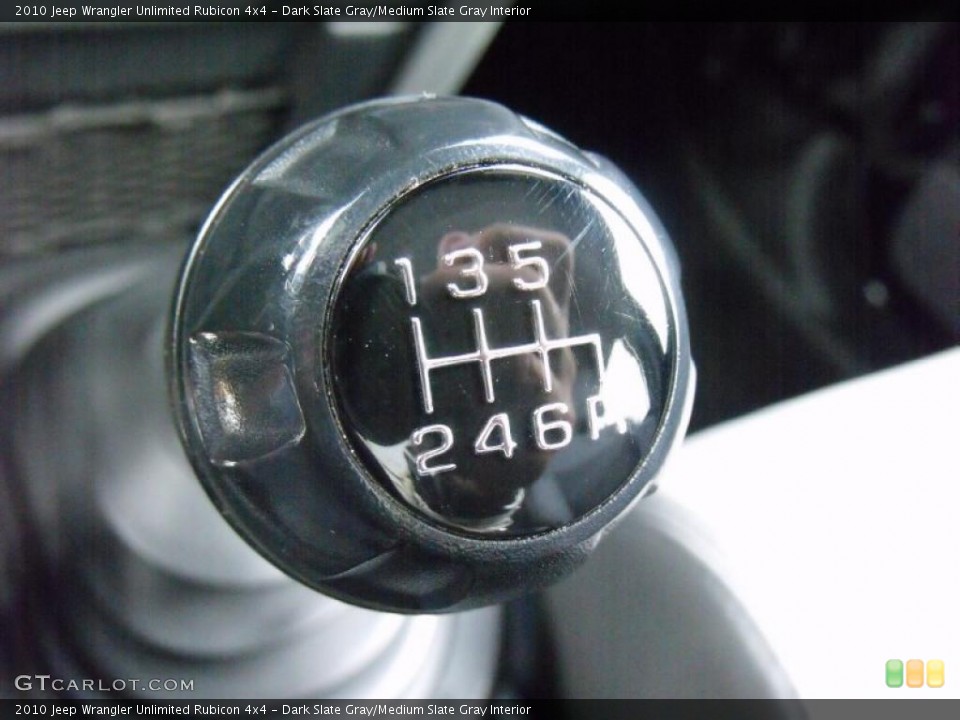 Dark Slate Gray/Medium Slate Gray Interior Transmission for the 2010 Jeep Wrangler Unlimited Rubicon 4x4 #49868612