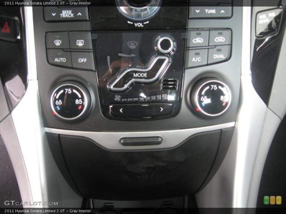 Gray Interior Controls for the 2011 Hyundai Sonata Limited 2.0T #49870022