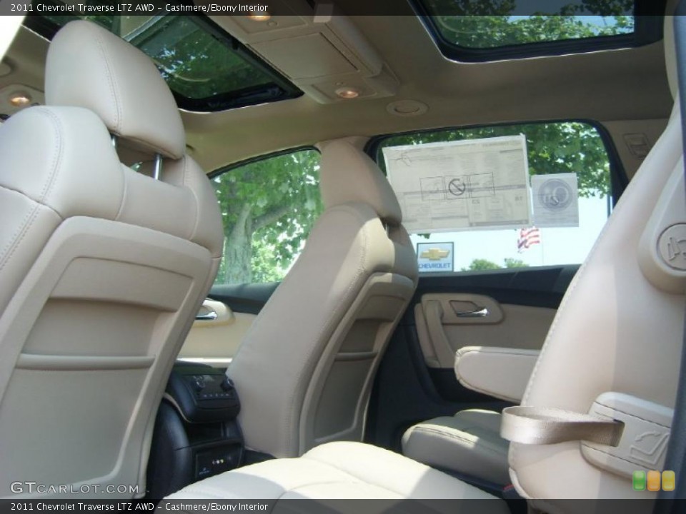 Cashmere/Ebony Interior Photo for the 2011 Chevrolet Traverse LTZ AWD #49870565