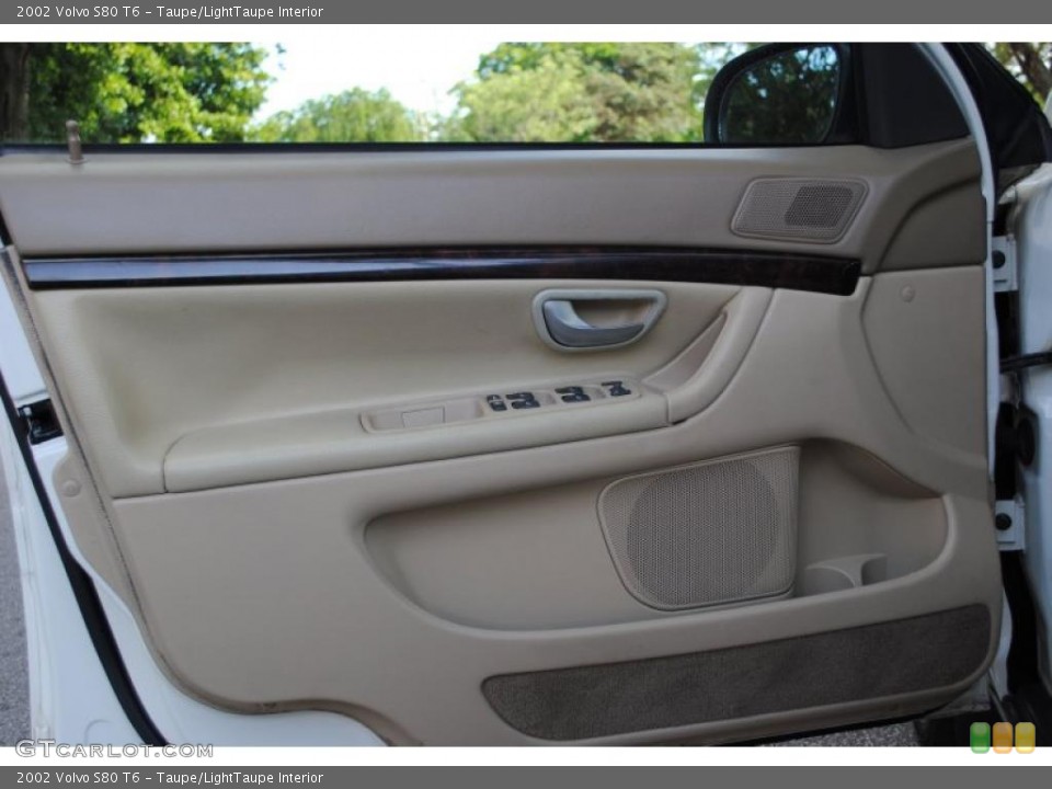 Taupe/LightTaupe Interior Door Panel for the 2002 Volvo S80 T6 #49871288