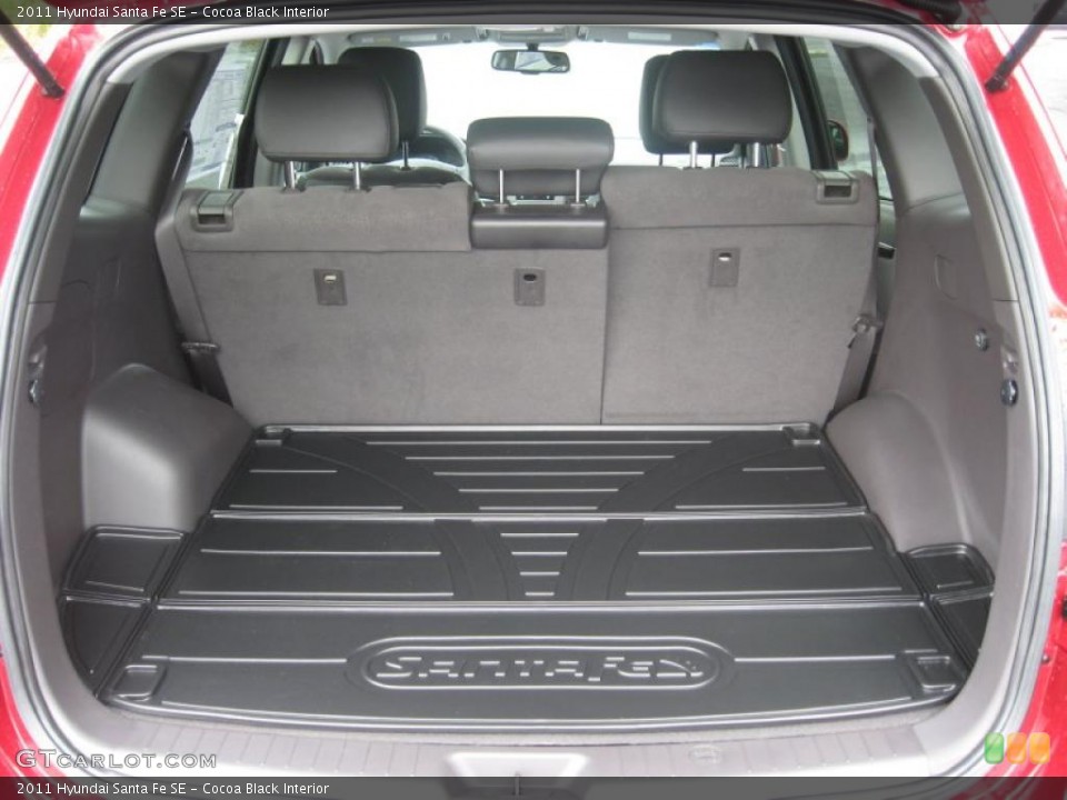 Cocoa Black Interior Trunk for the 2011 Hyundai Santa Fe SE #49871951