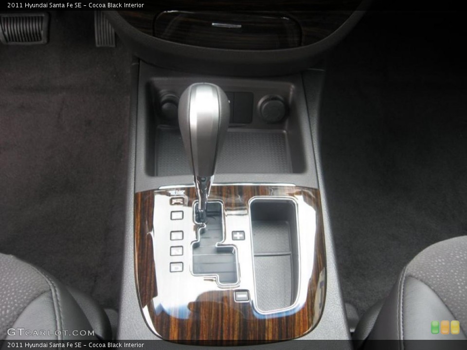 Cocoa Black Interior Transmission for the 2011 Hyundai Santa Fe SE #49872172