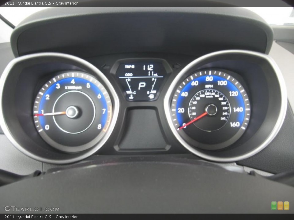 Gray Interior Gauges for the 2011 Hyundai Elantra GLS #49872626