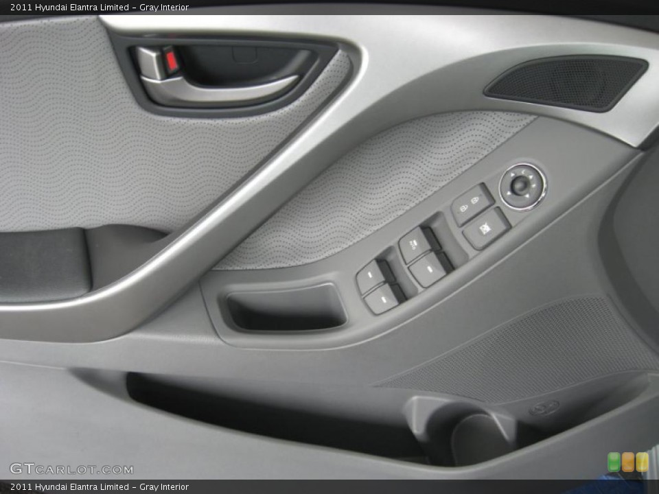 Gray Interior Controls for the 2011 Hyundai Elantra Limited #49872836