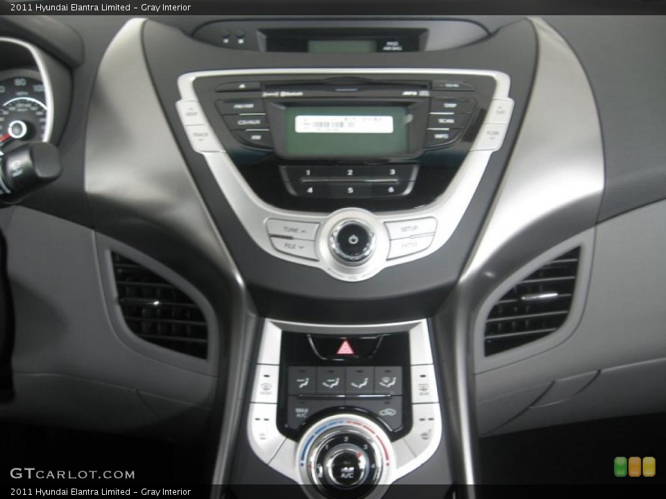 Gray Interior Controls for the 2011 Hyundai Elantra Limited #49872950