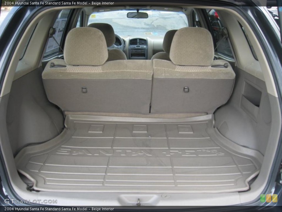 Beige Interior Trunk for the 2004 Hyundai Santa Fe  #49873673