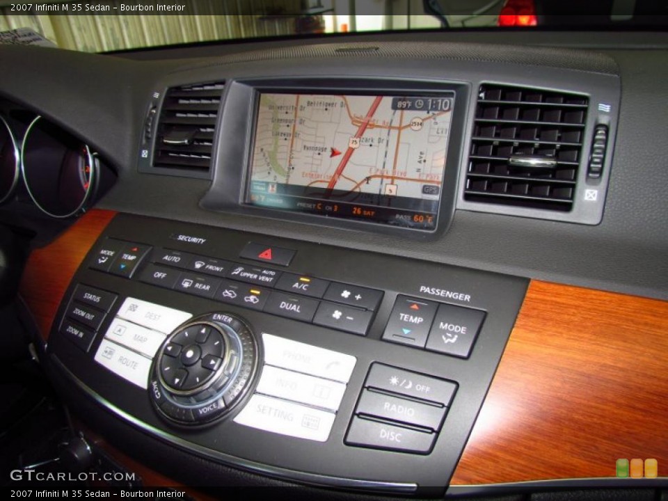 Bourbon Interior Navigation for the 2007 Infiniti M 35 Sedan #49876298