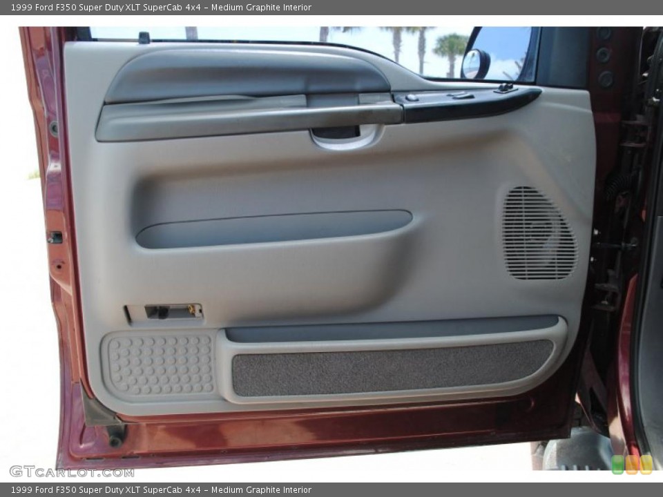 Medium Graphite Interior Door Panel for the 1999 Ford F350 Super Duty XLT SuperCab 4x4 #49876361