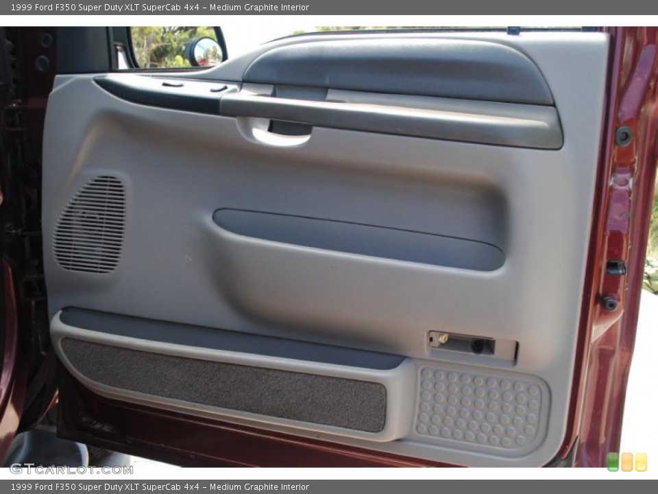 Medium Graphite Interior Door Panel for the 1999 Ford F350 Super Duty XLT SuperCab 4x4 #49876376