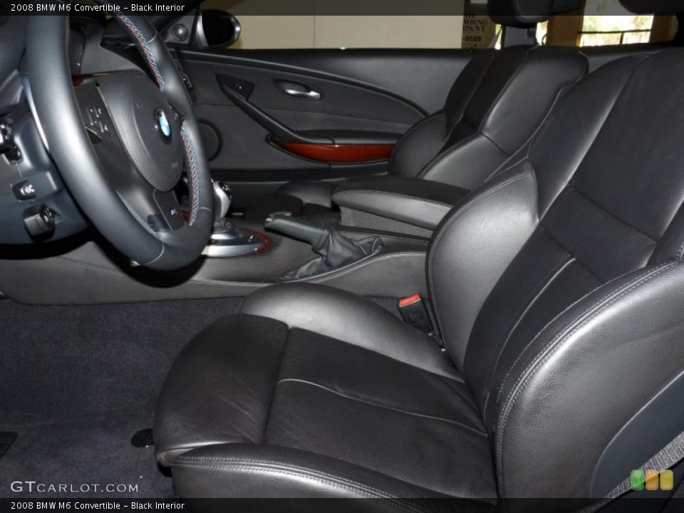 Black Interior Photo for the 2008 BMW M6 Convertible #49877156