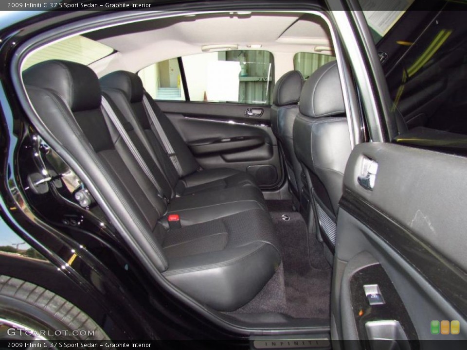 Graphite Interior Photo for the 2009 Infiniti G 37 S Sport Sedan #49877240