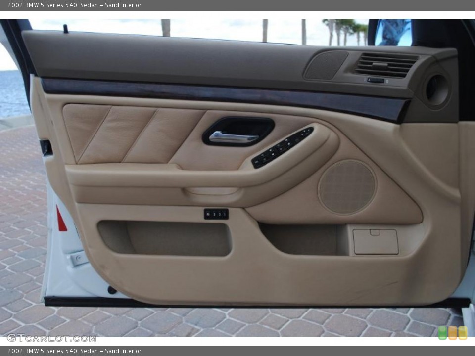 Sand Interior Door Panel for the 2002 BMW 5 Series 540i Sedan #49877312