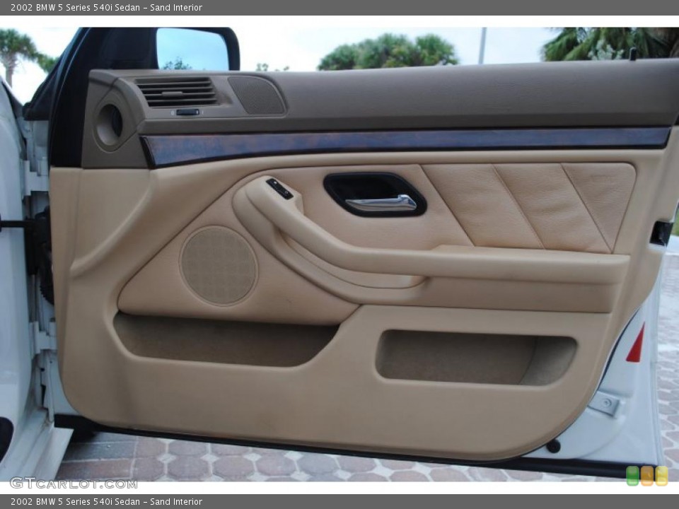 Sand Interior Door Panel for the 2002 BMW 5 Series 540i Sedan #49877327