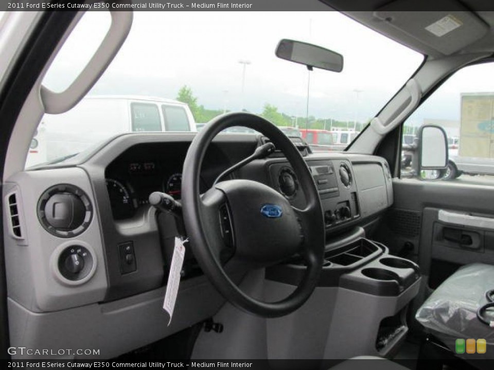 Medium Flint Interior Photo for the 2011 Ford E Series Cutaway E350 Commercial Utility Truck #49877405
